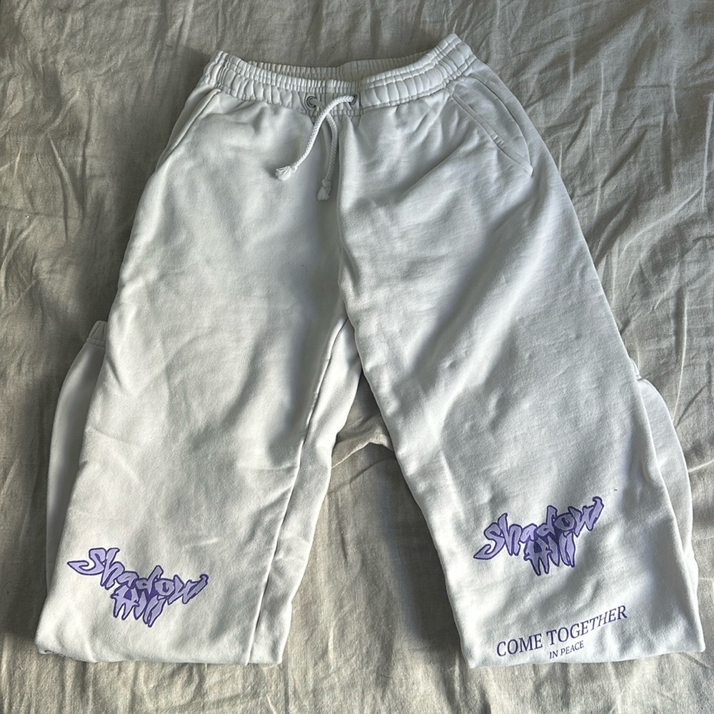 Shadow Hill white sweats